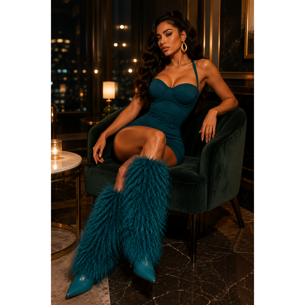 Demure Diamante Boot