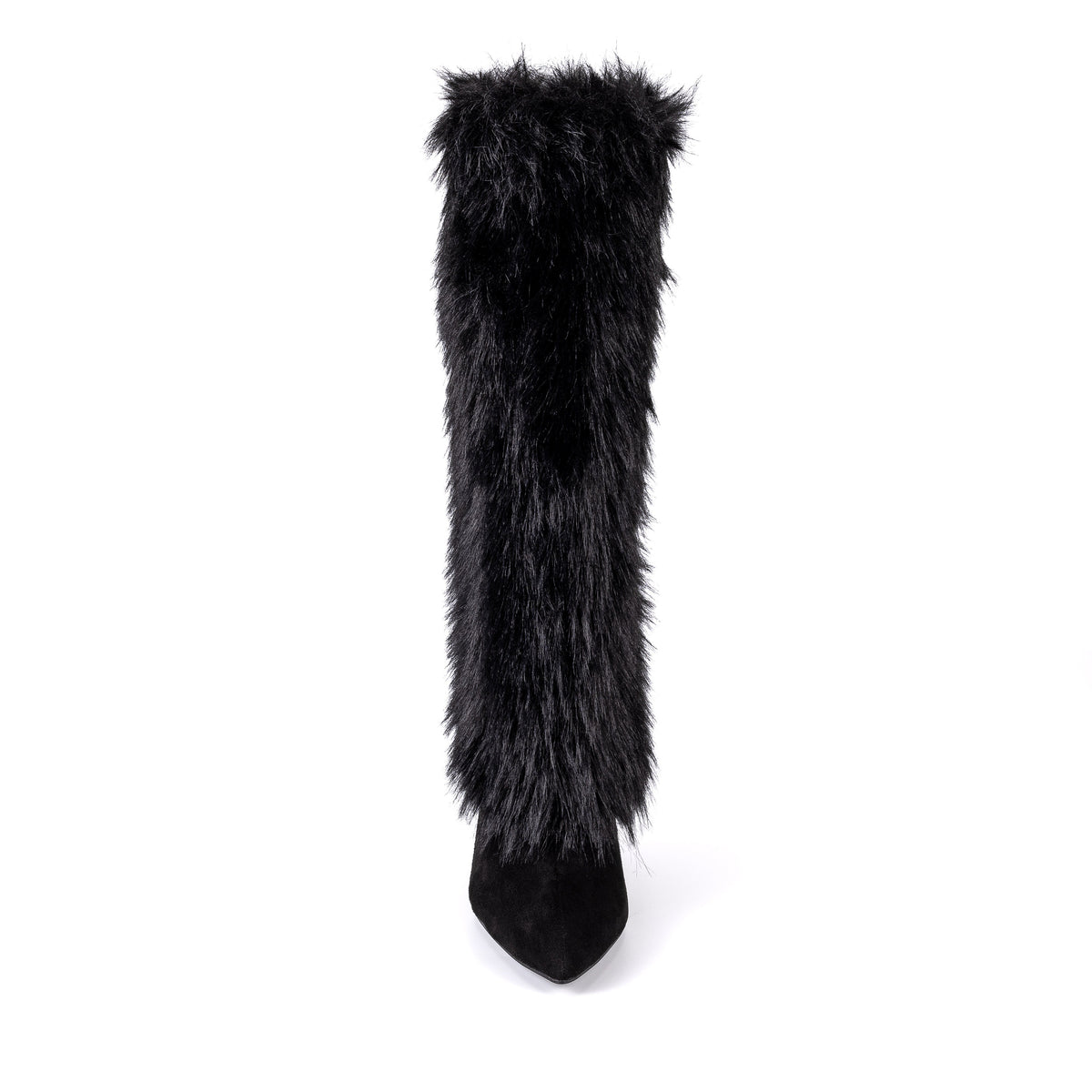 Wendy Black Fur Boot