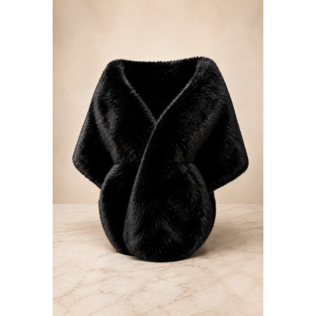 The Cinched Fur Shawl